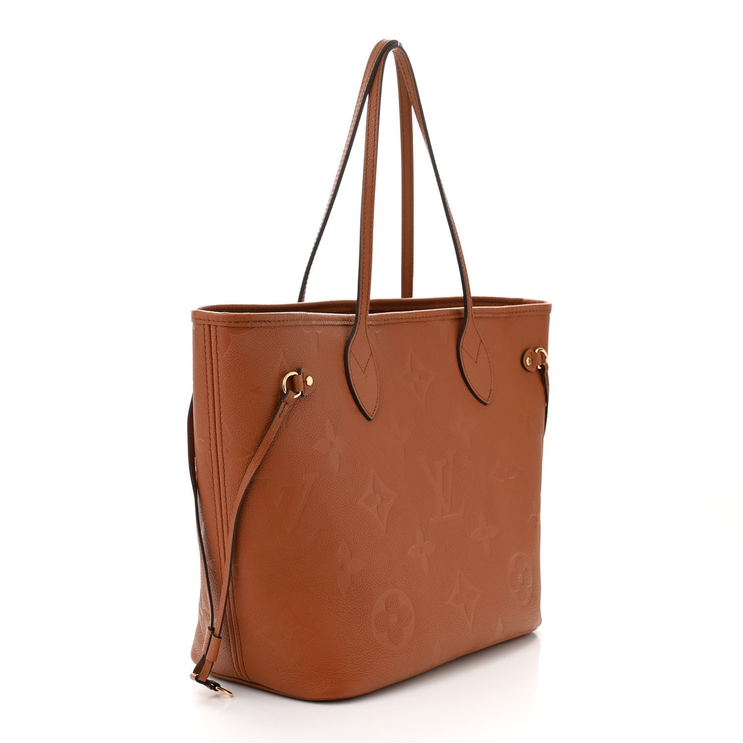 Louis Vuitton Empreinte Monogram Giant Neverfull MM Cognac 4 of 11