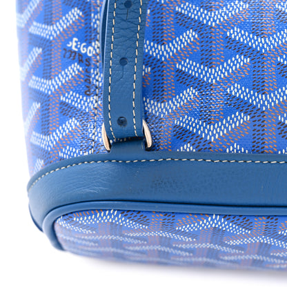 Goyard Goyardine Calfskin Mini Alpin Backpack Sky Blue 14 of 14