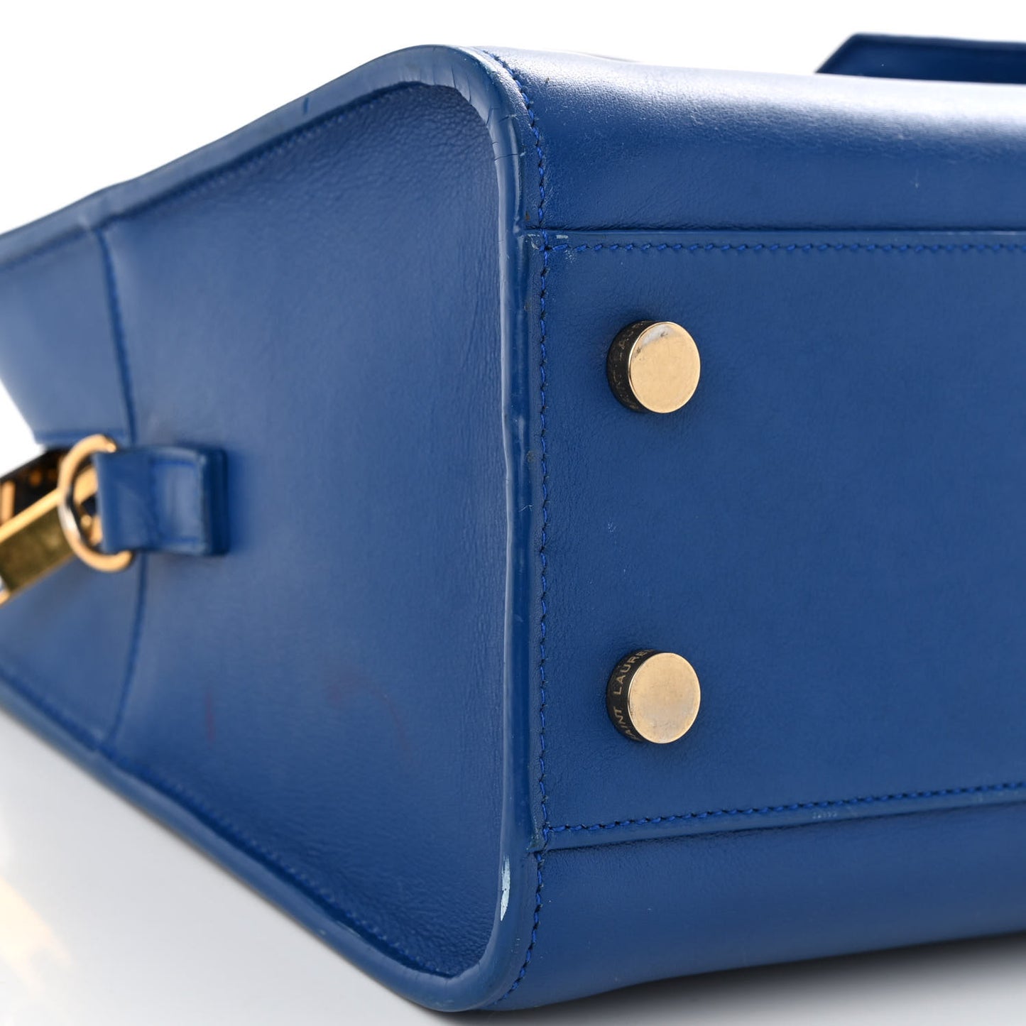 Calfskin Monogram Baby Cabas Blue
