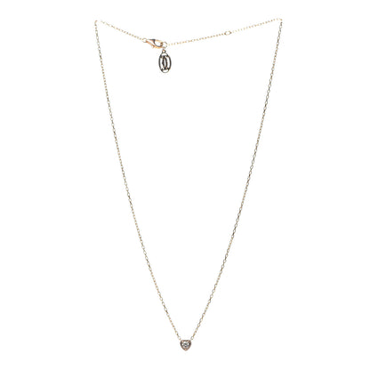 Cartier 18K Pink Gold Diamond D'Amour Heart Pendant Necklace 3 of 6