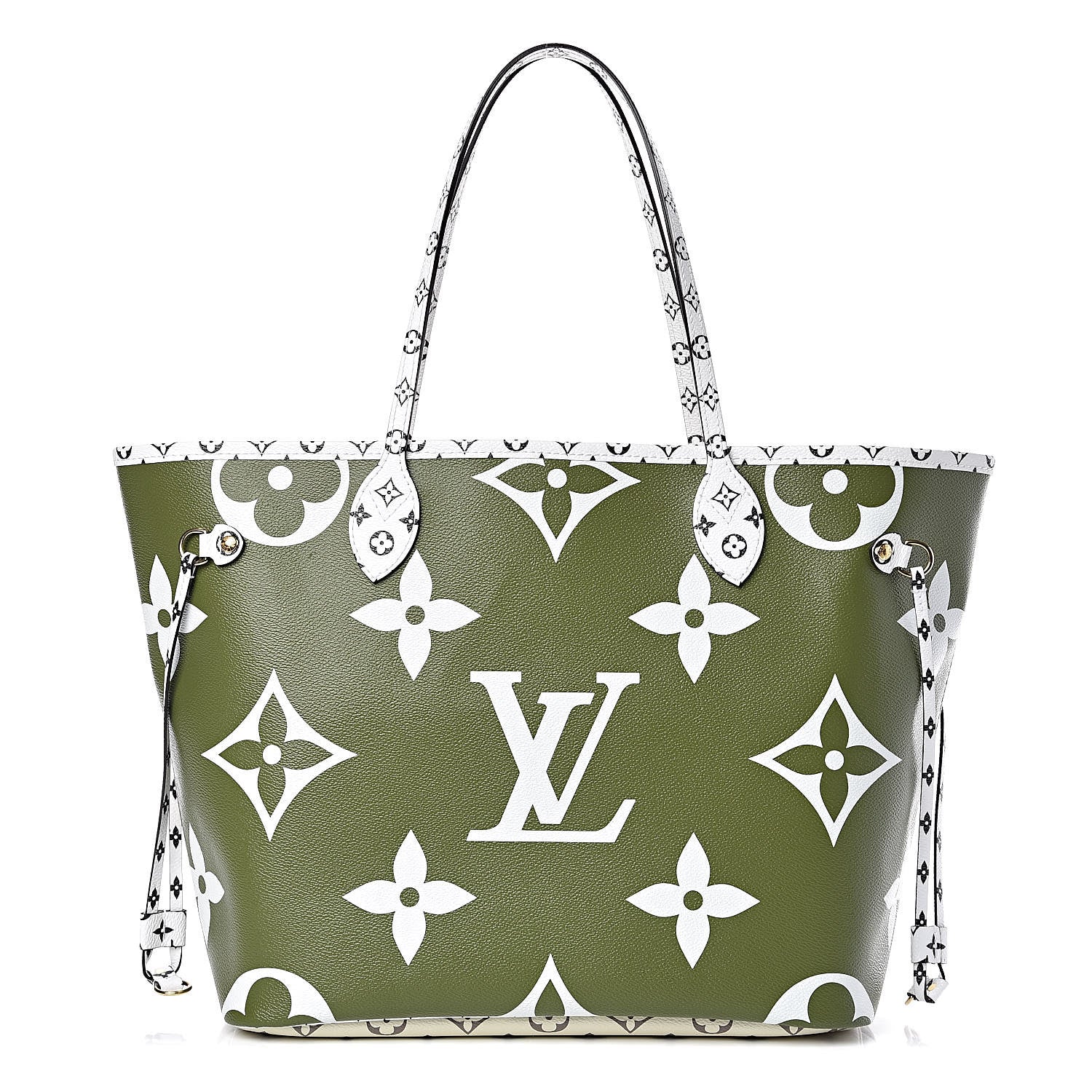 Louis Vuitton Monogram Giant Neverfull MM Kaki 1 of 10