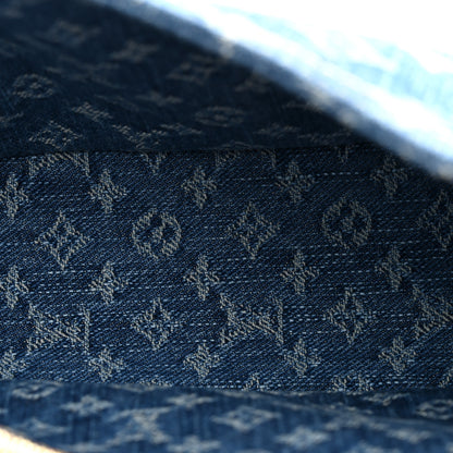 Louis Vuitton Monogram Denim Diane Blue 5 of 11