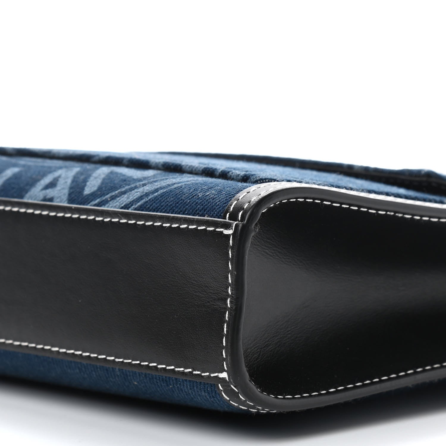 Burberry Denim Smooth Calfskin Mini Pocket Bag Blue 9 of 9