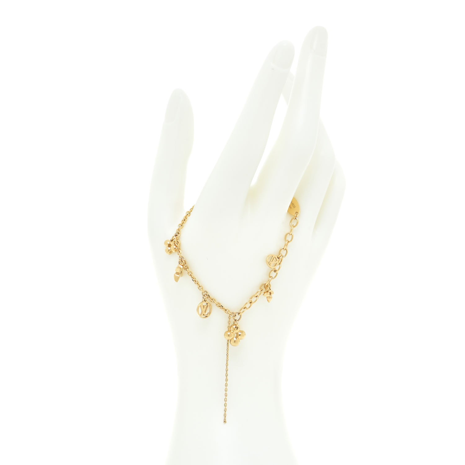 Louis Vuitton Metal Monogram Blooming Supple Bracelet 2 of 6
