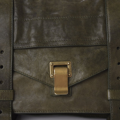 Proenza Schouler Lambskin PS1 Medium Satchel Military 10 of 10