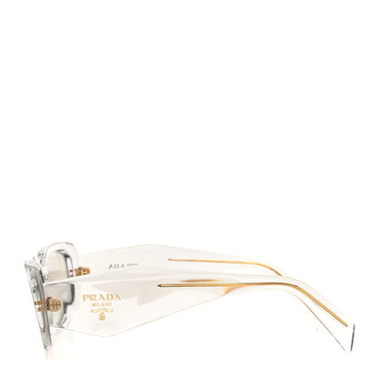 Prada Acetate Symbole Sunglasses SPR 17W Transparent Gold 3 of 7