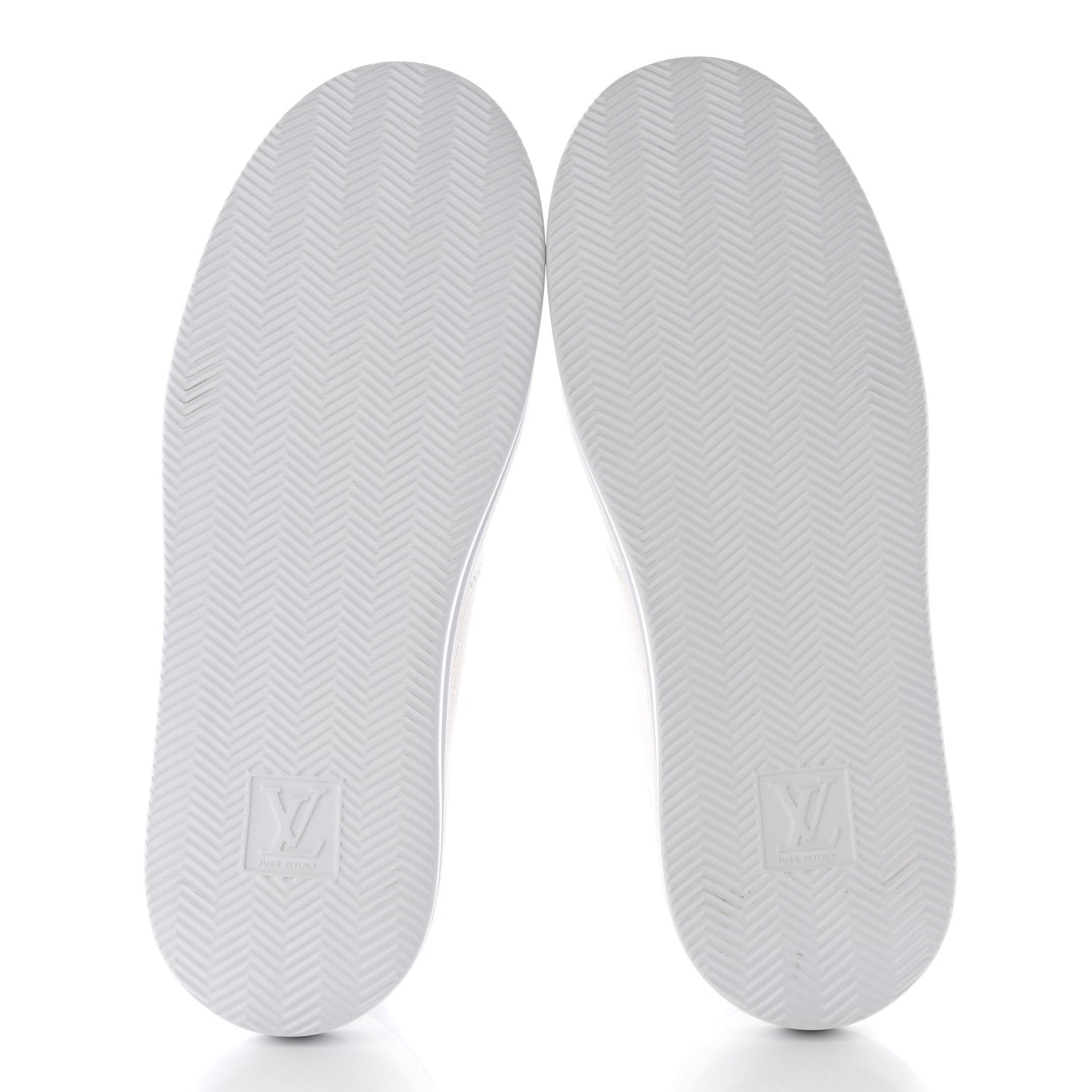 Louis Vuitton Calfskin Monogram Beverly Hills Sneakers 9 White Blue 6 of 21