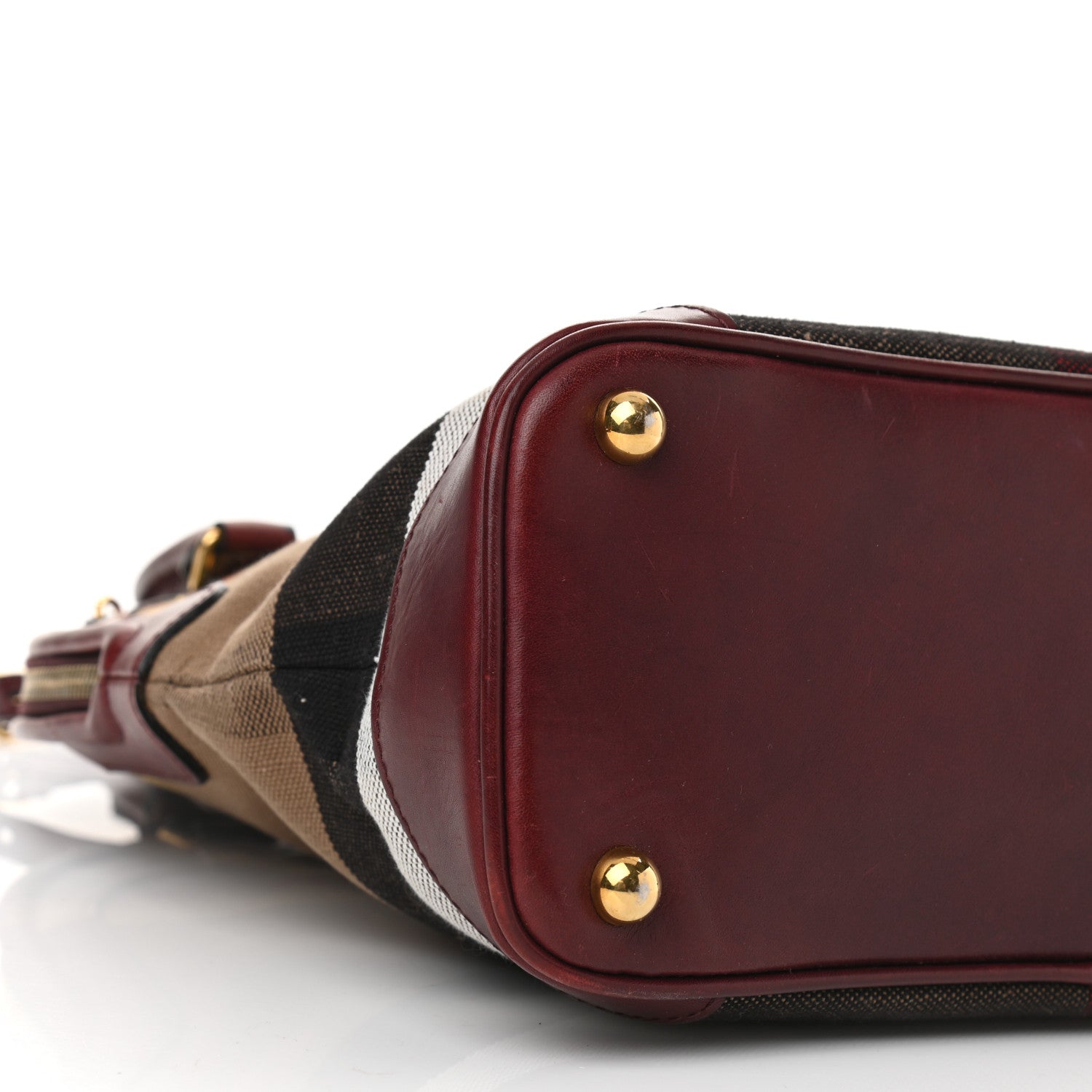 Burberry Prorsum Handpainted Tapestry Bloomsbury Burgundy 9 of 13