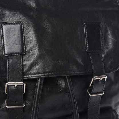 Saint Laurent Smooth Calfskin Roc Sack Backpack Black 15 of 17