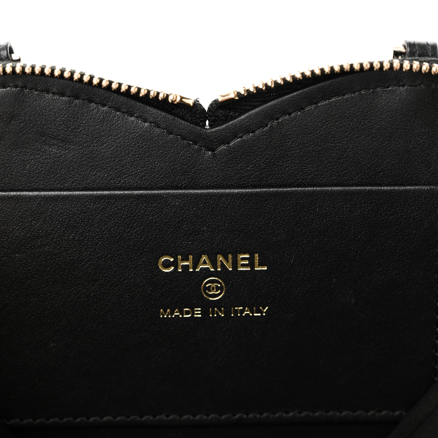 Chanel Patent Calfskin Resin Quilted CC Heart Clutch With Chain Black 11 of 17