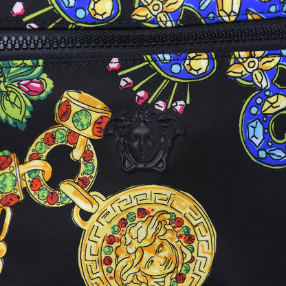 Versace Nylon Marsupio St Catene Medusa Belt Bag Black Multicolor 9 of 9