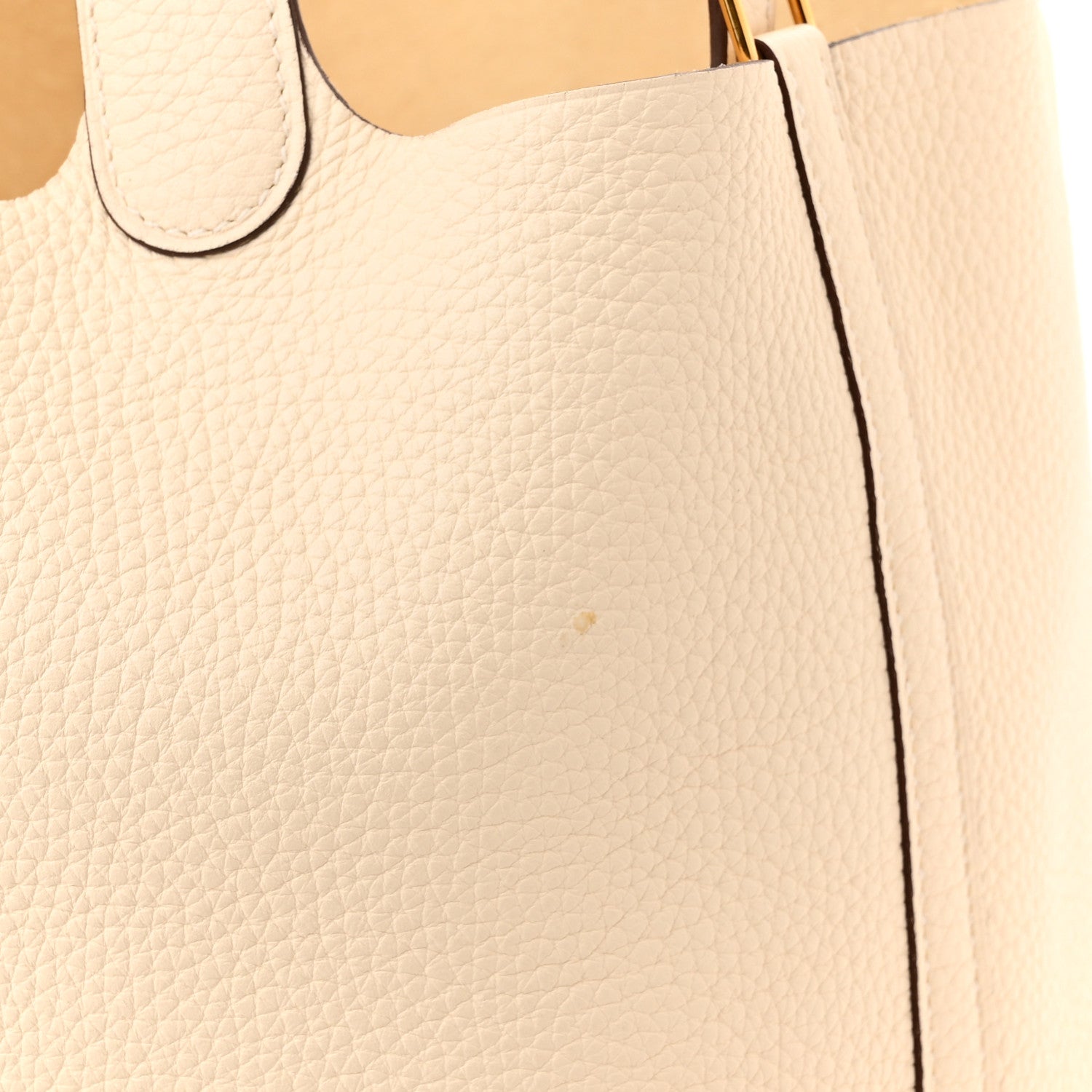 Hermes Taurillon Clemence Picotin Lock 22 MM Nata 11 of 13