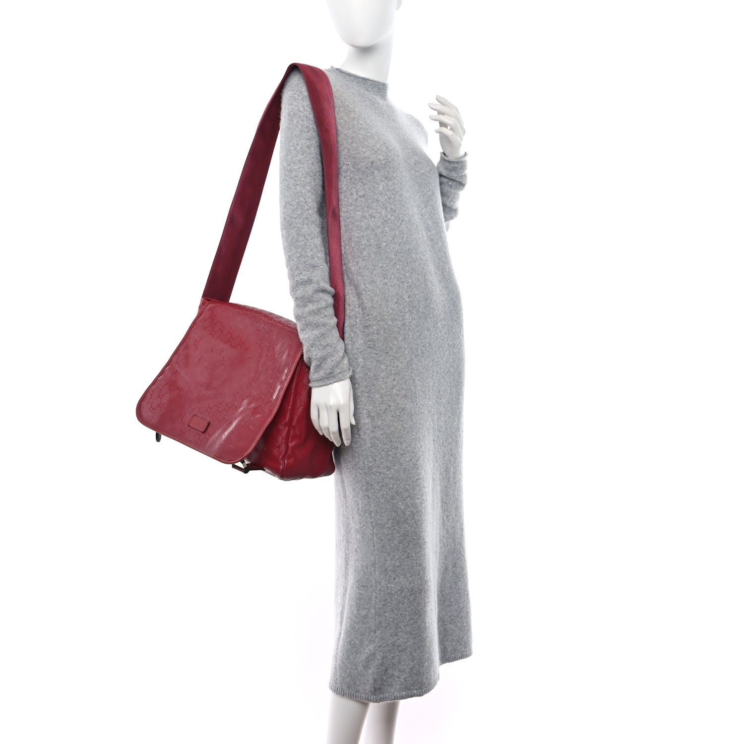 Gucci Imprime Monogram Mamas Diaper Bag Red 2 of 21
