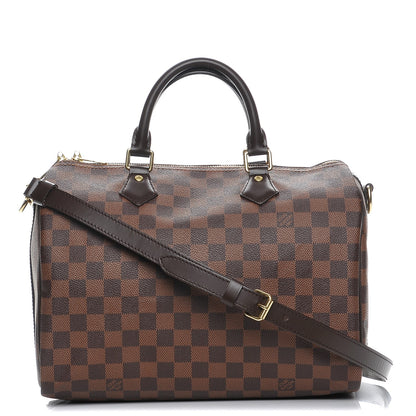 Louis Vuitton Damier Ebene Speedy Bandouliere 30 1 of 9