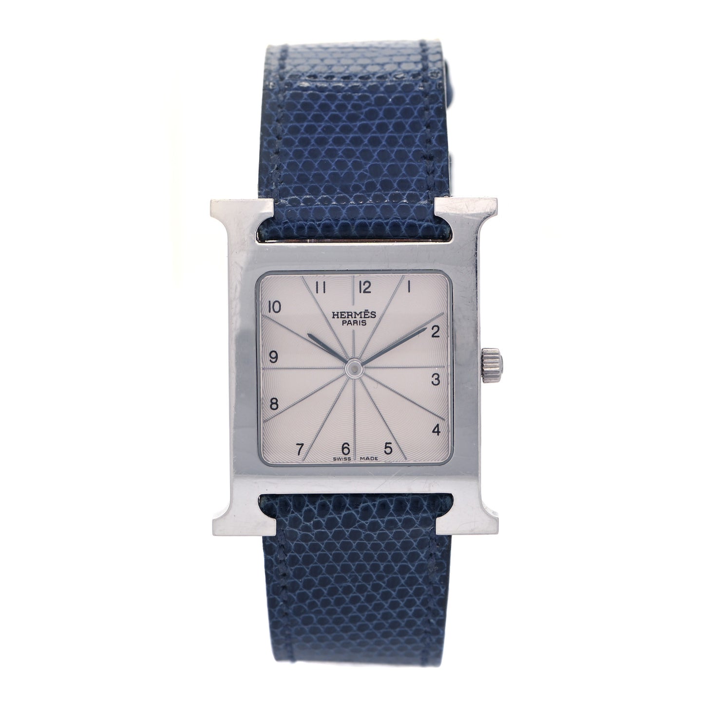 Stainless Steel Lizard 26mm Heure H Hour Quartz Watch Mykonos