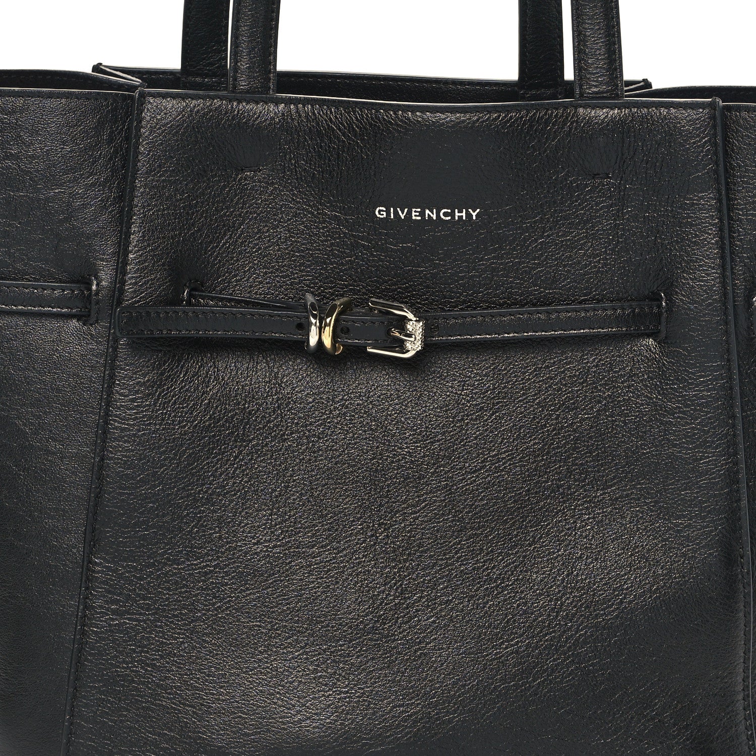 Givenchy Calfskin Voyou Medium North South Tote Black 7 of 11