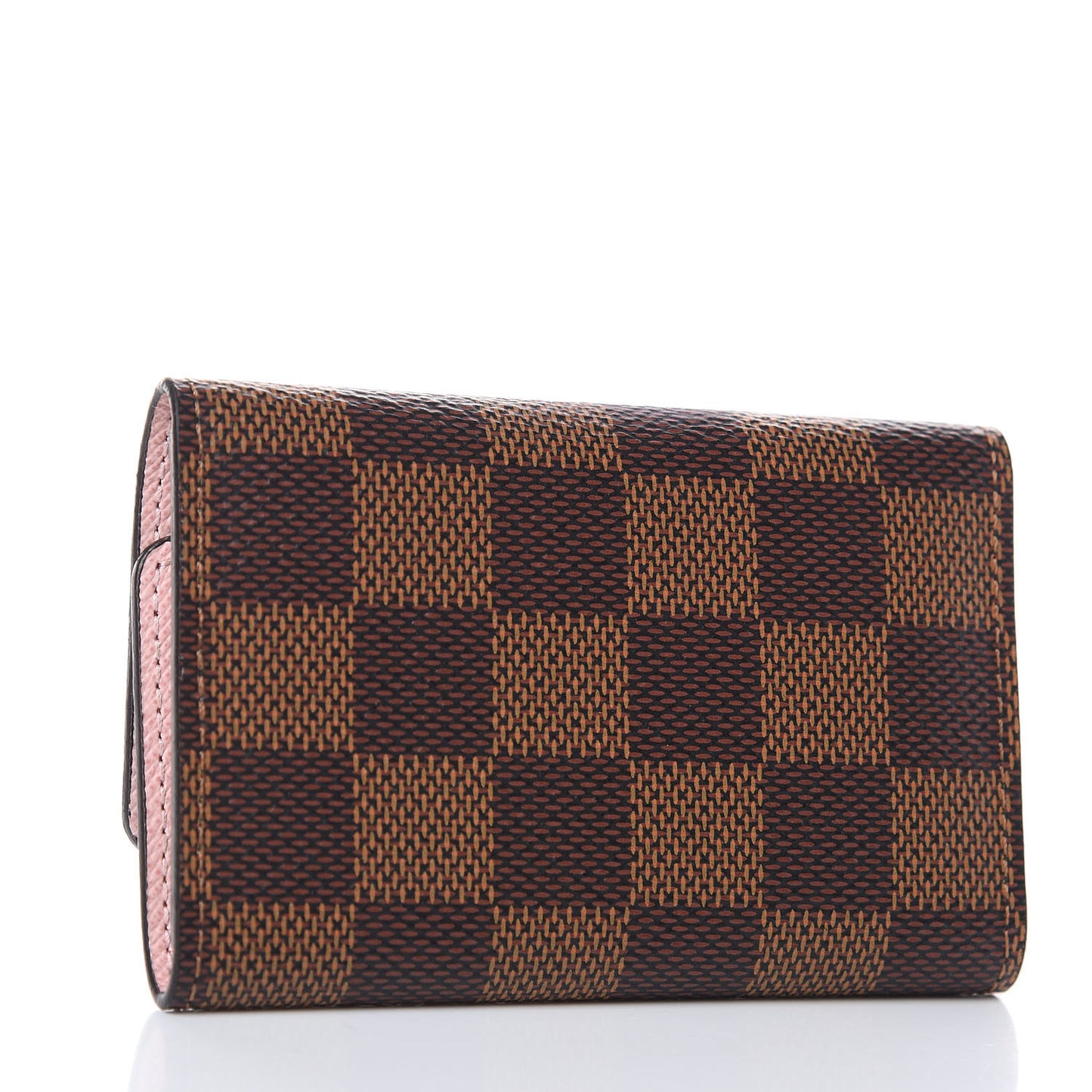 Damier Ebene Multicles 6 Key Holder Rose Ballerine