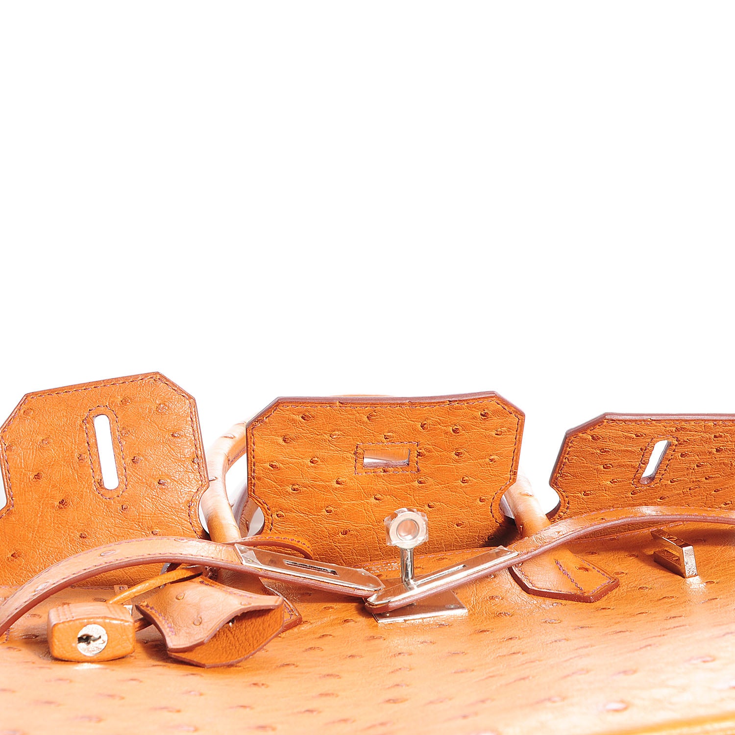 Hermes Ostrich Birkin 30 Cognac 25 of 29