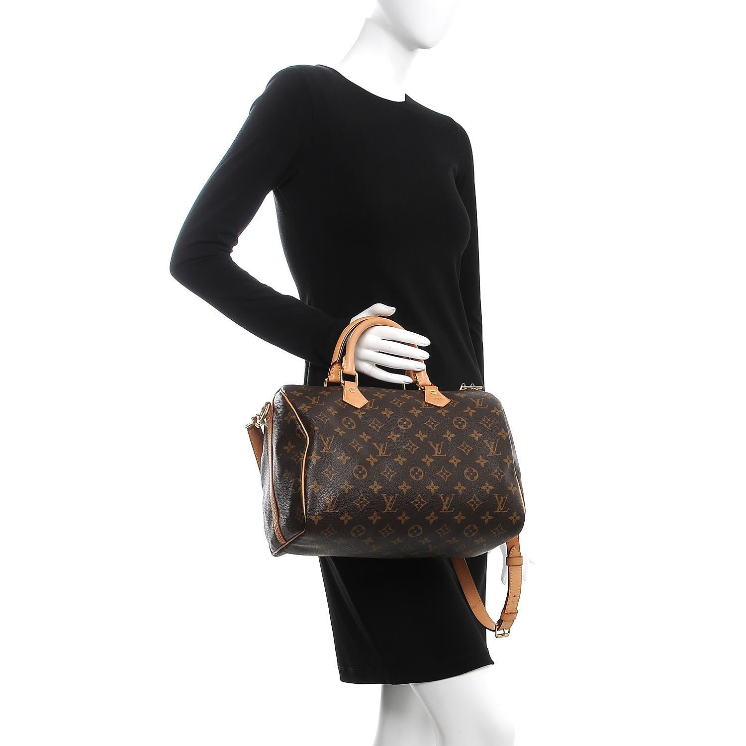 Louis Vuitton Monogram Speedy Bandouliere 30 3 of 11