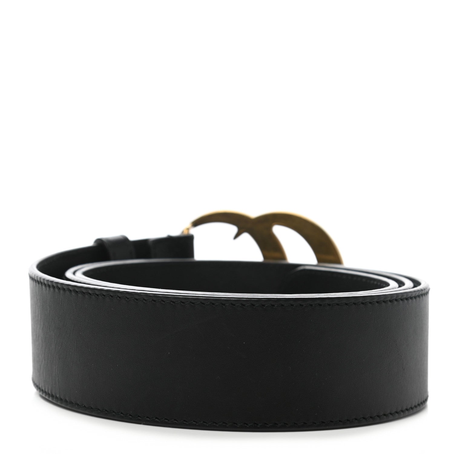 Gucci Calfskin Double G 40mm Belt 95 38 Black 2 of 5
