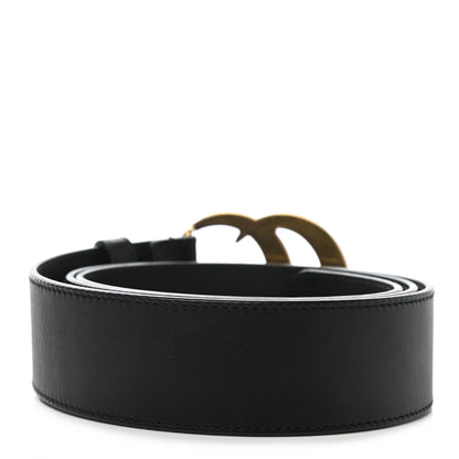 Gucci Calfskin Double G 40mm Belt 95 38 Black 2 of 5