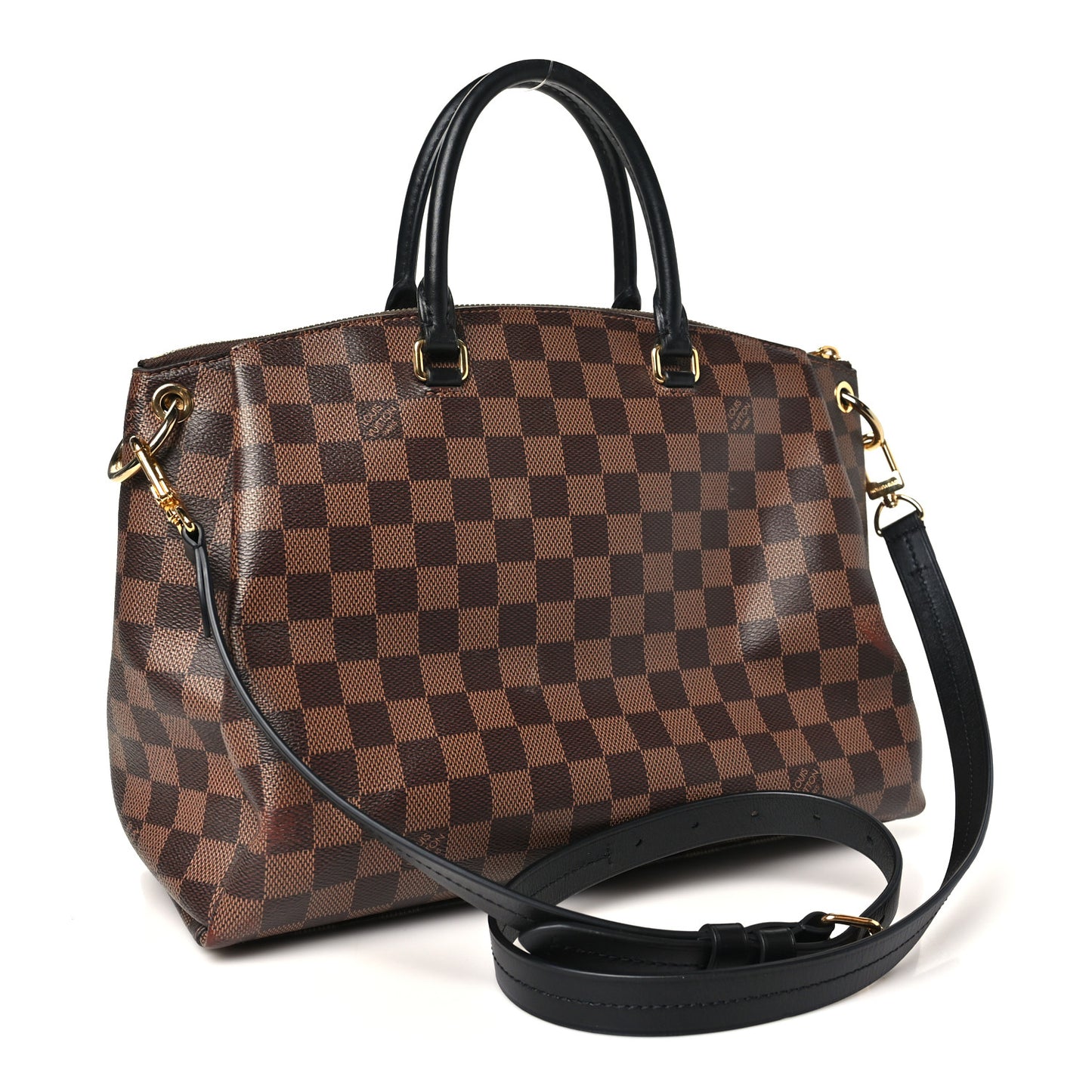 Damier Ebene Odeon Tote MM Black