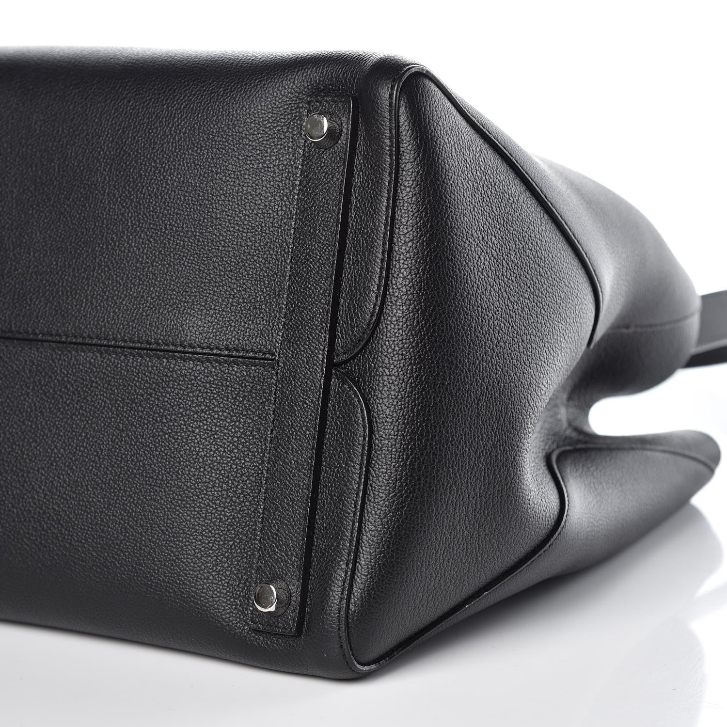 Christian Dior Supple Grained Calfskin Large Open Bar Tote Black 10 of 10