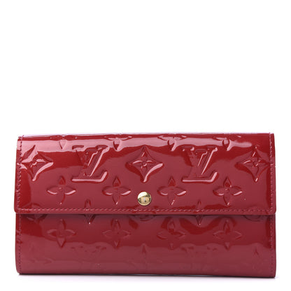 Louis Vuitton Vernis Sarah Wallet Pomme D'Amour 1 of 10