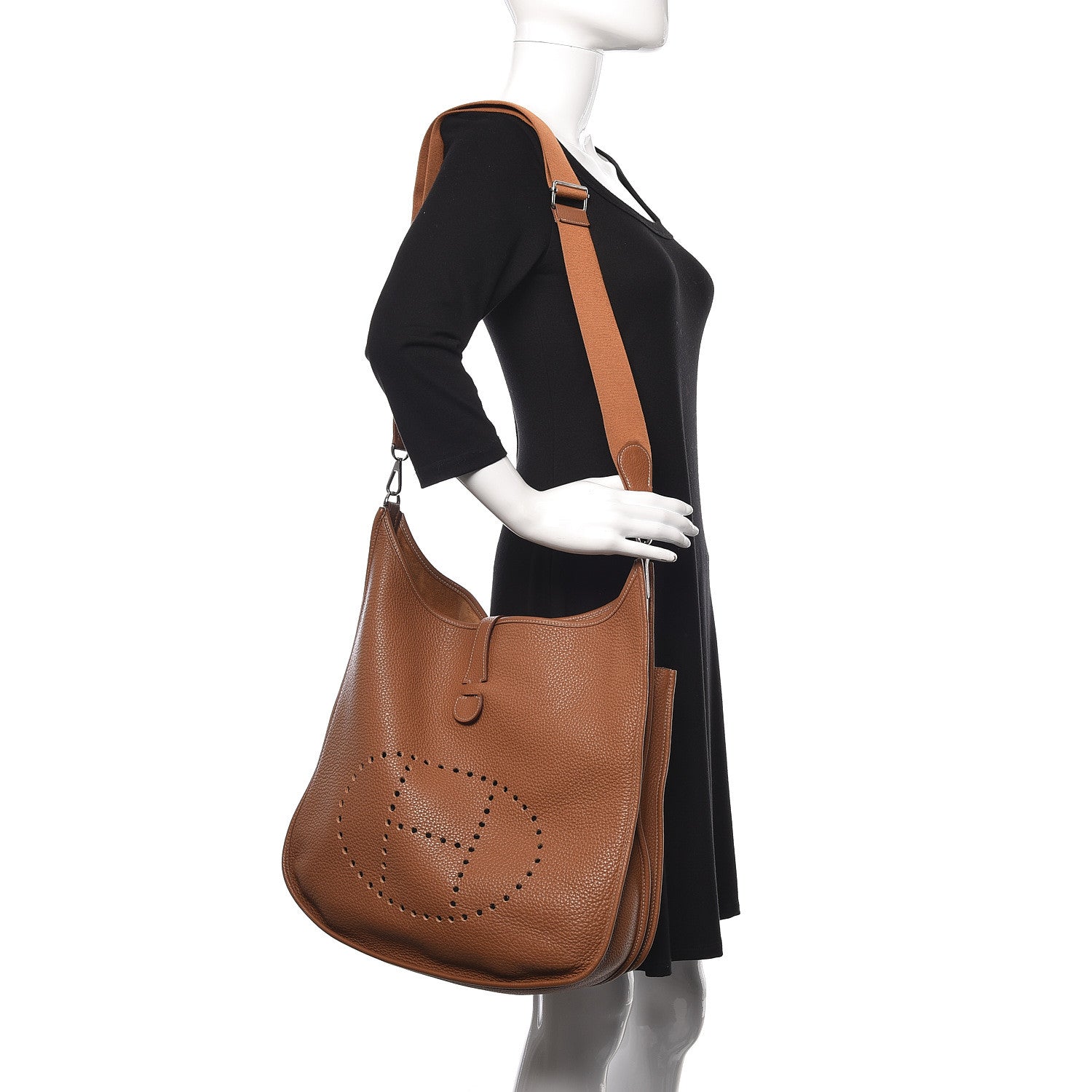 Hermes Taurillon Clemence Evelyne III TGM Gold 2 of 15
