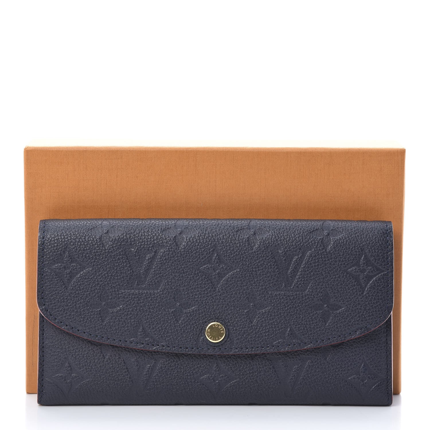 Louis Vuitton Empreinte Emilie Wallet Marine Rouge 8 of 8