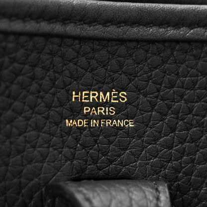 Hermes Taurillon Clemence Evelyne 23 Poche III Black 6 of 11