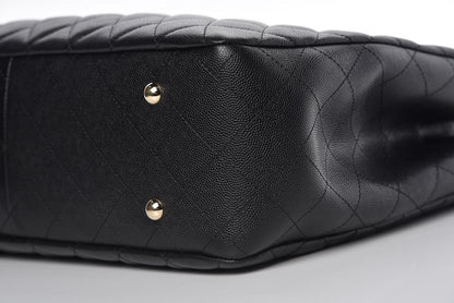 Chanel Caviar Quilted Large Classic Shopping Tote Black 9 of 10