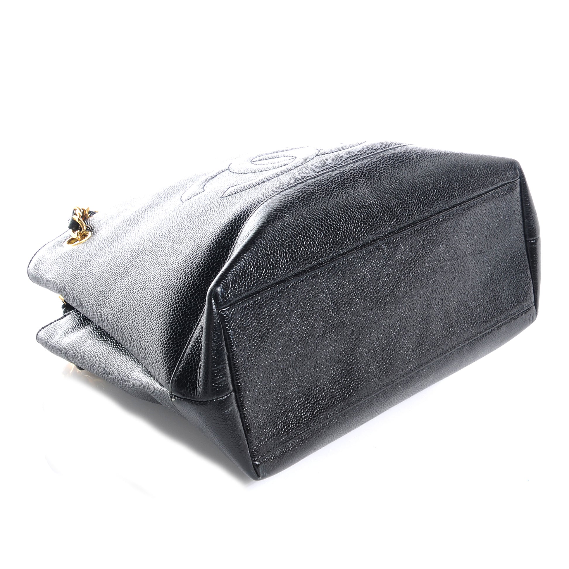 Chanel Caviar CC Shopper Tote Black 4 of 7
