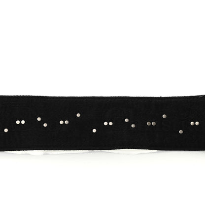 Christian Dior Canvas Embroidered Studded Camouflage Shoulder Strap Black 5 of 7