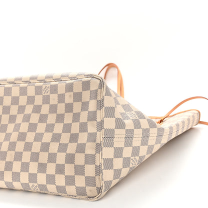 Louis Vuitton Damier Azur Neo Neverfull GM Rose Ballerine 9 of 11
