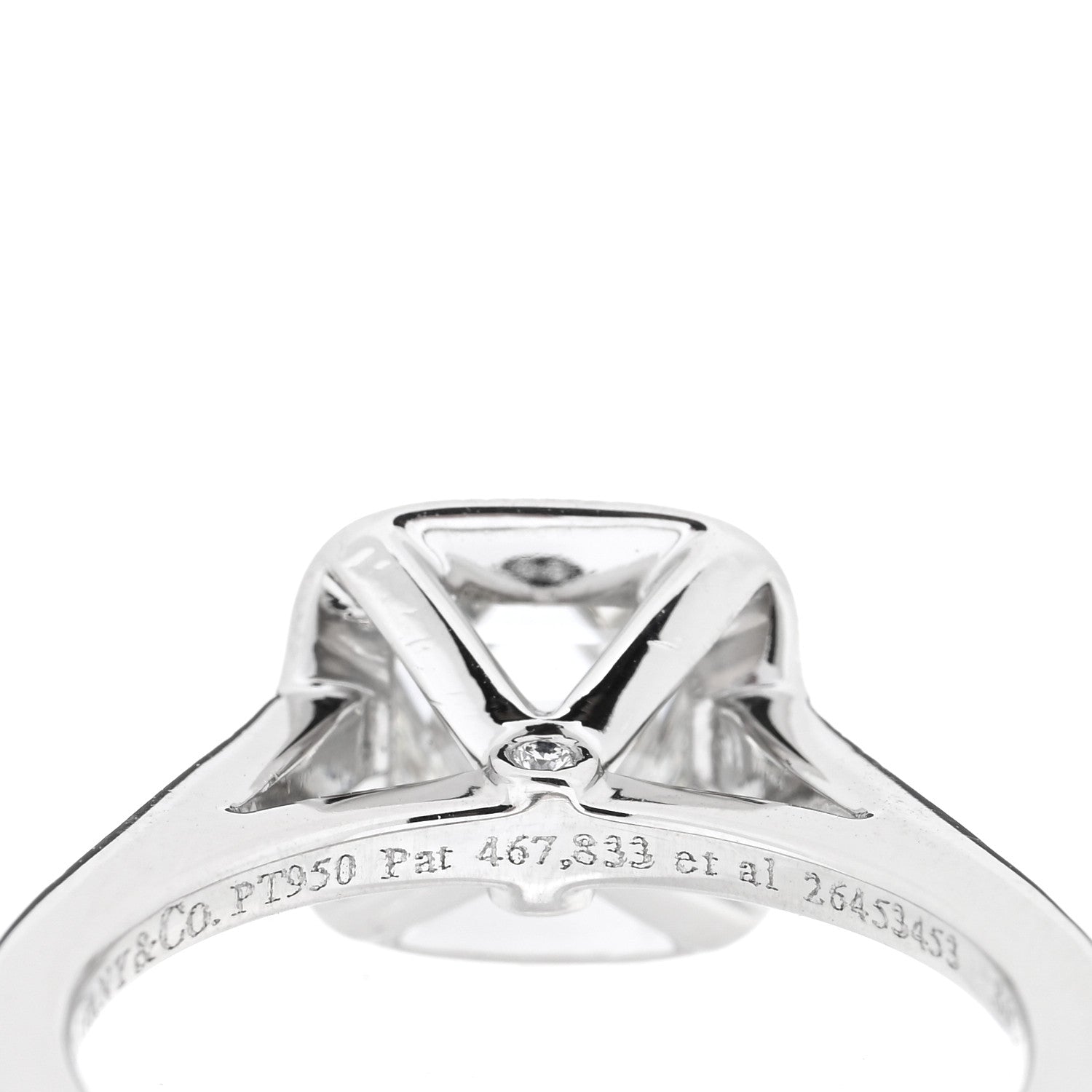Tiffany Platinum Diamond .86ct Legacy Engagement Ring 48 4.5 4 of 5