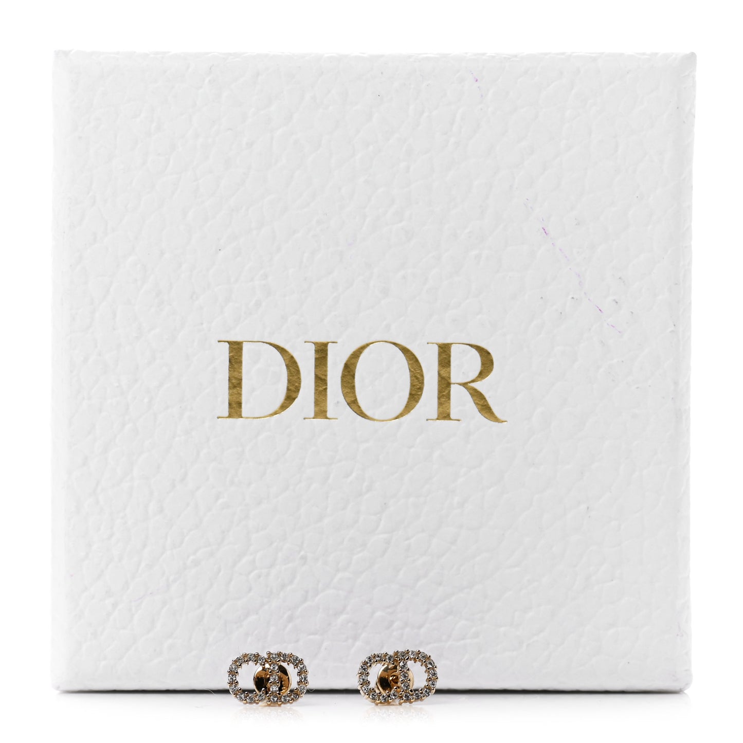 Crystal Clair D Lune Earrings Gold