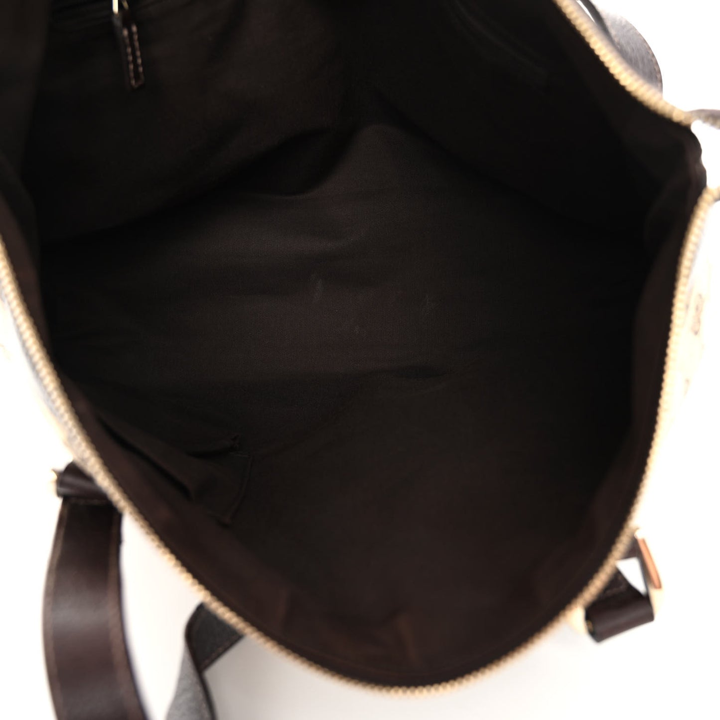 Monogram Medium Abbey Tote Dark Brown