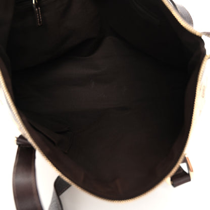 Gucci Monogram Medium Abbey Tote Dark Brown 5 of 10