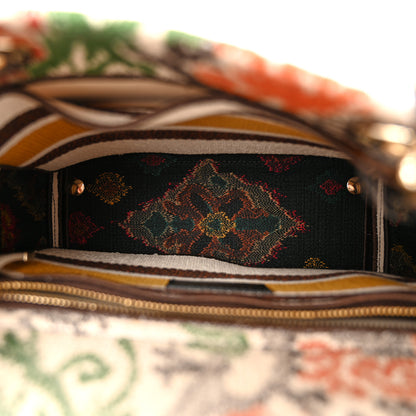 Christian Dior Canvas Embroidered Paisley Medium Lady D-Lite Multicolor 5 of 10
