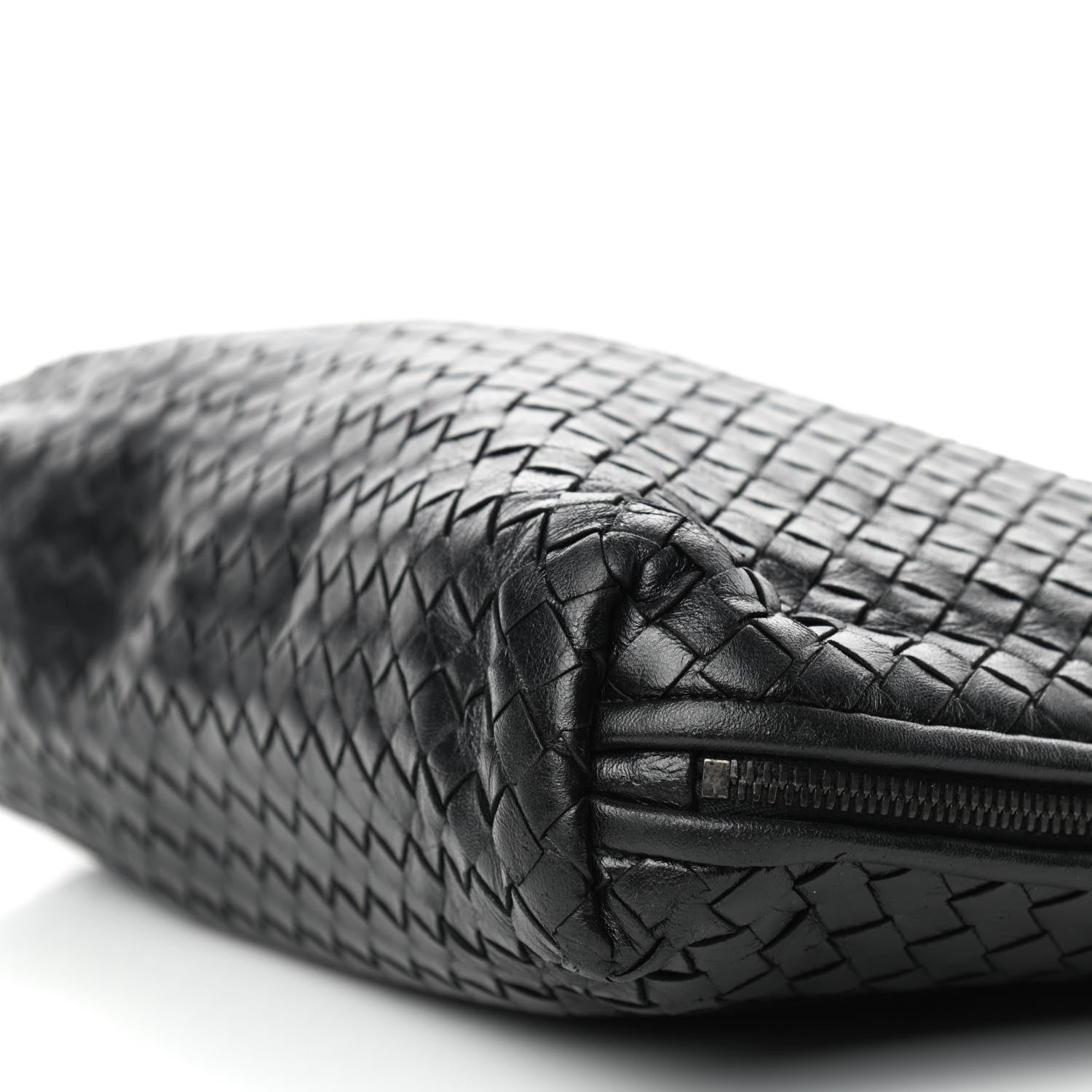 Bottega Veneta Nappa Intrecciato Nodini Crossbody Messenger Black 8 of 9