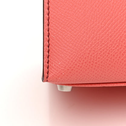 Hermes Epsom Kelly Flag Sellier 35 Corail Flamingo Pink 11 of 13