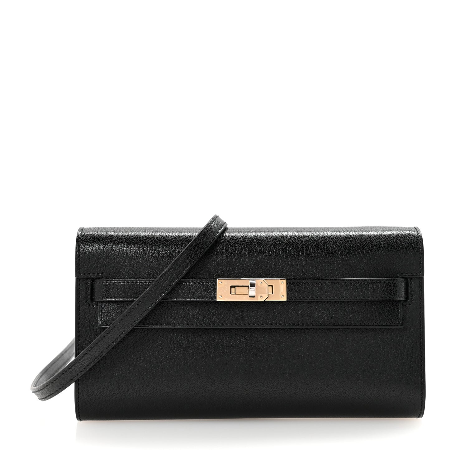 Chevre Chamkila Kelly Wallet To Go Black