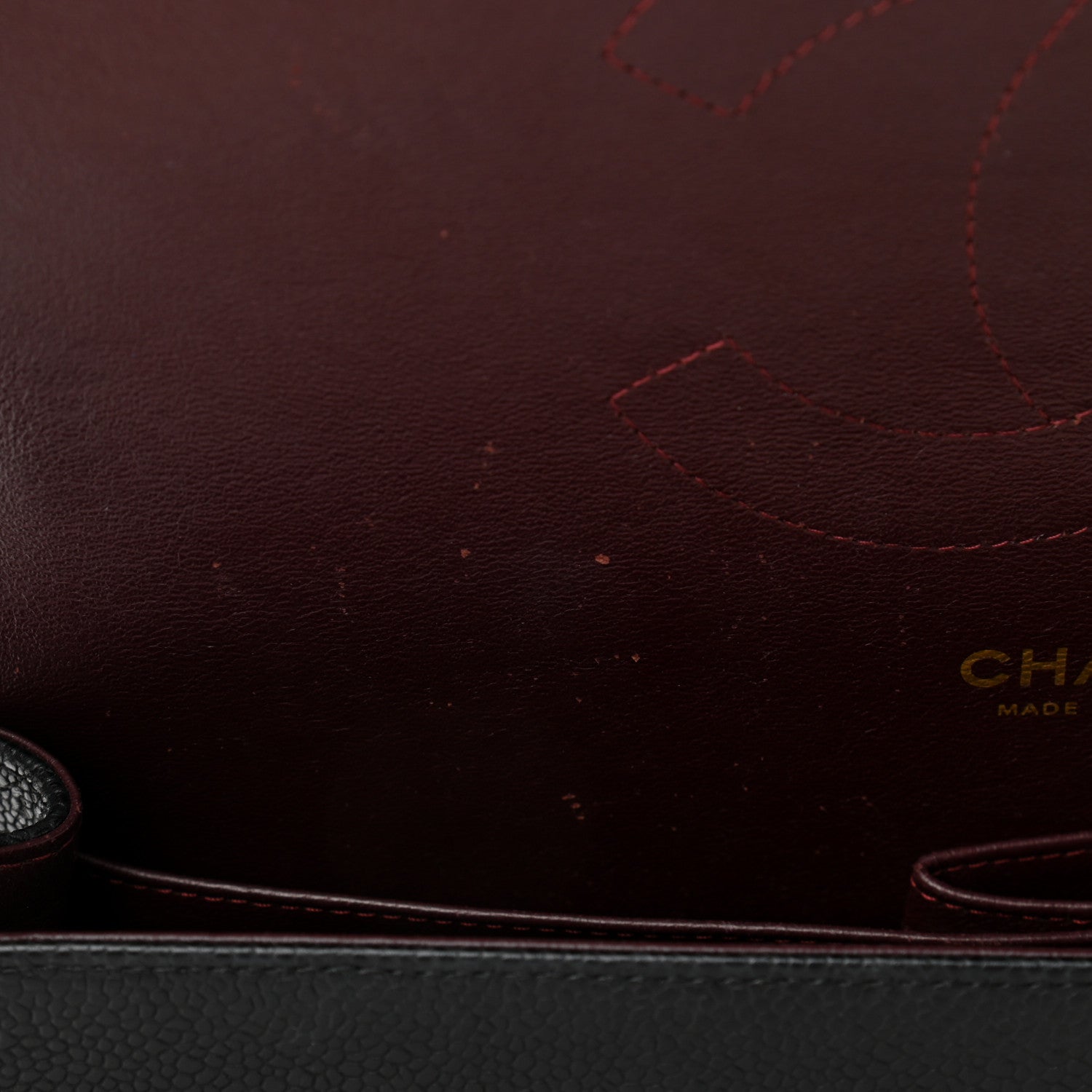 Chanel Caviar Quilted Jumbo Double Flap Black 12 of 12