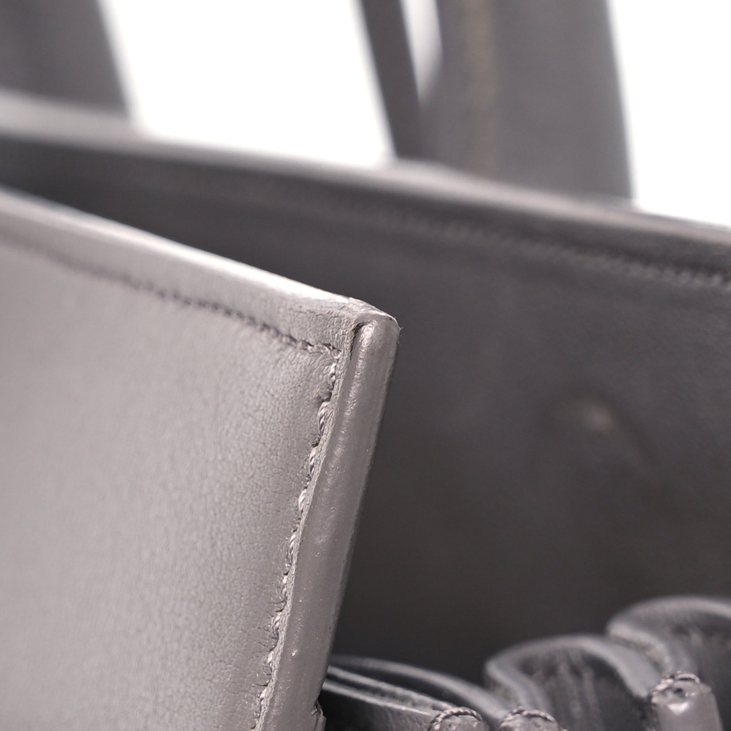 Calfskin Small Sac De Jour Fog