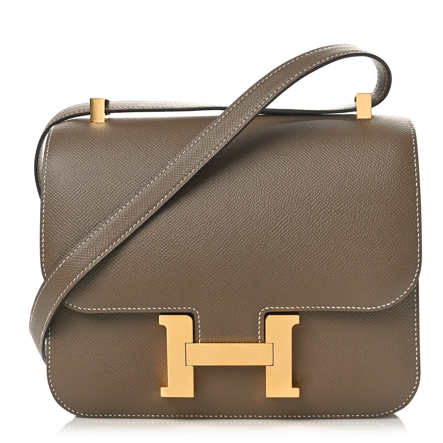 Hermes Epsom Horseshoe Constance 24 Etoupe 1 of 8