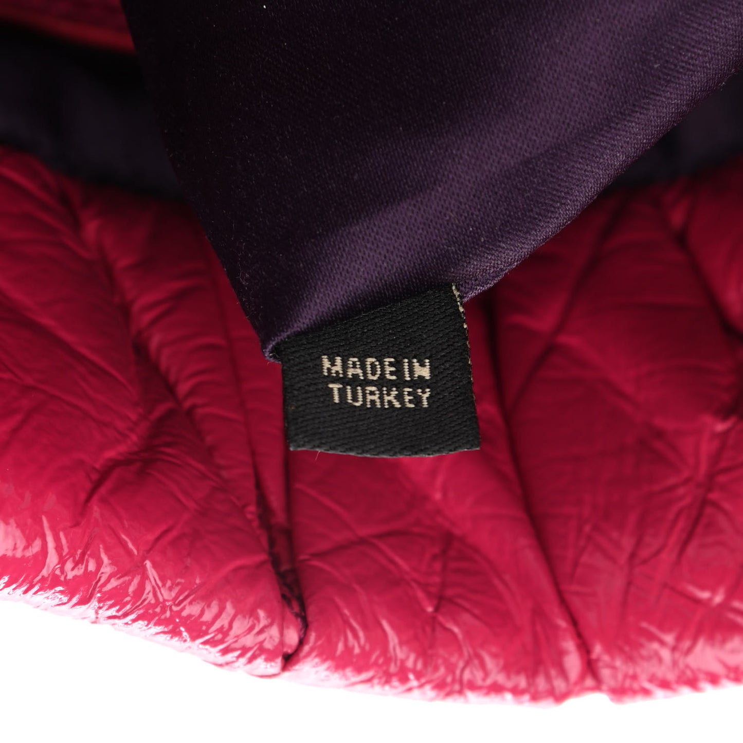 Matelasse Shoulder Bag Fuxia