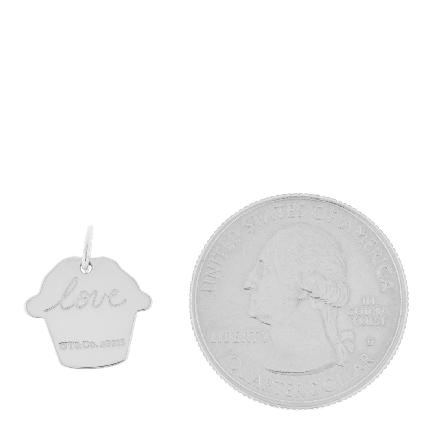 Tiffany Sterling Silver Love Muffin Charm 2 of 3