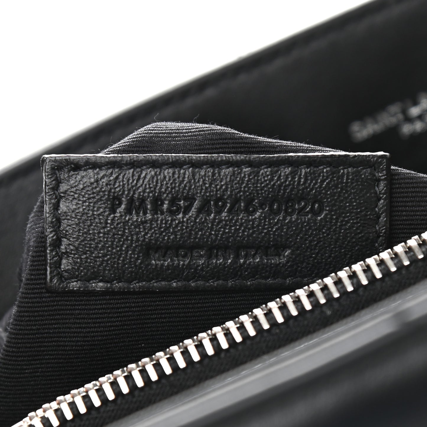 Calfskin Y Quilted Monogram Medium Loulou Chain Satchel Black