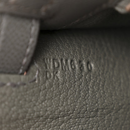 Hermes Madame Calfskin Kelly Sellier 25 Gris Meyer 7 of 11